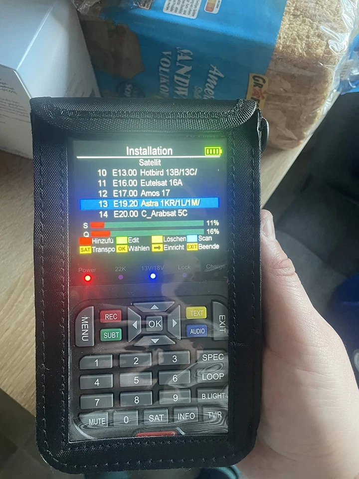 Détecteur de Satellite LCD 3,5 pouces Mesure du Signal Satellite HD DVB-S/S2/S2X - Photo 1/4