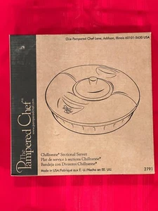 Pampered Chef Chillzanne Sectional Server #2791, white, freezable Gel - Picture 1 of 11