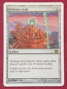 Magic The Gathering 9TH EDITION DEFENSE GRID artifact card MTG - Picture 1 of 2