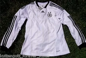 ADIDAS DFB Deutschland Damen Women Trikot Jersey in M + weiss-schwarz + Germany - Bild 1 von 3
