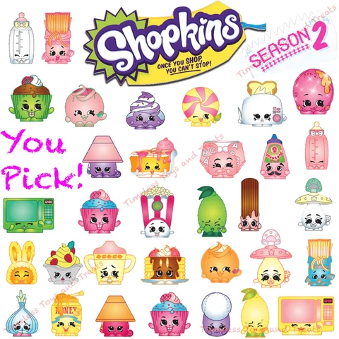 Shopkins Season 2 Single Loose Figure - YOU PICK - Flat $4 Shipping For Multiple Cover