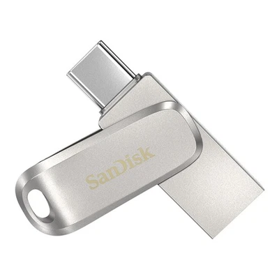 SanDisk 128GB Ultra Dual Drive Luxe, USB Type-C Flash Drive all-metal, up to 400 - Imagen 1 de 4