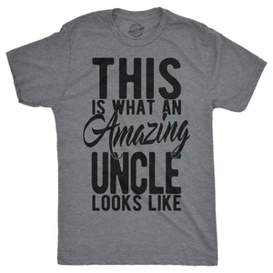 Camiseta Para Hombres This Is What An Amazing Uncle Looks Like Divertida Familia Regalo Hermano - Imagen 1 de 6
