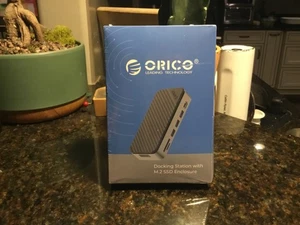 ORICO 10 in 1 USB HUB with M.2 NVMe SATA SSD Enclosure Docking Station-New M2P11 - Picture 1 of 4