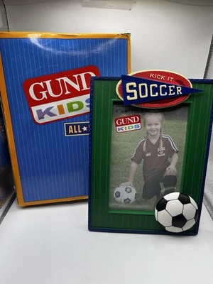 Gund Kids All Stars Soccer Photo Frame 4”x6” - Image 1 of 4