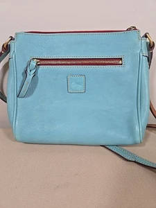 Cartera Dooney & Bourke Mediana Florentina Bolsillo en Aqua, Cuero Italiano - Imagen 1 de 16