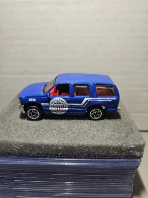 Matchbox #33 Chevy Tahoe City of Cleveland, azul, 1/64, envío combinado limpio  Foto 1 de 4