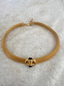 Collar Gargantilla Oro Burberry De Colección - Imagen 1 de 5
