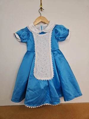 VESTIDO DE DISFRAZ TRISH SCULLY BOUTIQUE ALICIA EN EL PAÍS DE LAS MARAVILLAS AZUL/BLANCO (TALLA 6) Foto 1 de 4