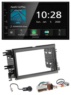 Kenwood Bluetooth MP3 DAB USB 2DIN Autoradio für Ford Mustang F 150 04-09 - Bild 1 von 4