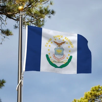 AGAS MFG US Airforce Retired Flag- Printed 200D Nylon - Image 1 of 4