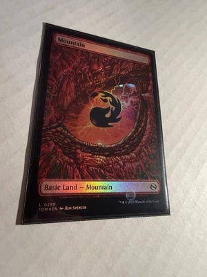 MTG: Mountain (0290) Tarkir: Dragonstorm Foil - TCG CCG Land Trading Card Magic - Image 1 of 3