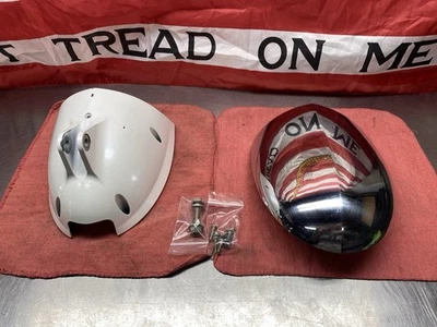 Used OEM Victory Motorcycle Chrome Bullet Headlight Vegas Jackpot Hammer Kingpin - Image 1 of 4