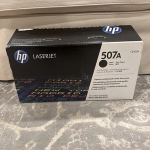 HP 507A (CE400A) Black Original LaserJet Toner Cartridge OPEN BOX, BAG SEALED - Picture 1 of 3