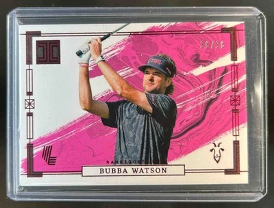 2024 Impeccable LIV Bubba Watson Variations Red #36/36 RangeGoats GC - Image 1 of 2