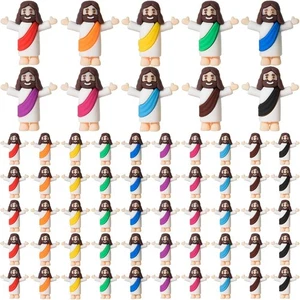 60 Pcs Little Jesus Figurine Miniature Tiny Figures Multicolor  - Bild 1 von 6