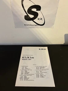 Kawai K1 / K1M Wave List - Bild 1 von 1