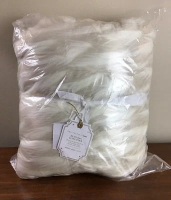 NEW Pottery Barn Teen Winter Fox Faux Fur Bean Bag Slipcover ONLY Size Medium - Image 1 of 4