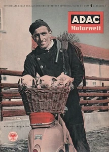Zeitschrift ADAC Motorwelt Heft 1 Januar 1956 z.B.Test Triumph Contessa Goggo - Bild 1 von 2