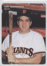 1991 Mother's Cookies San Francisco Giants Stadium Giveaway Kirt Manwaring #23