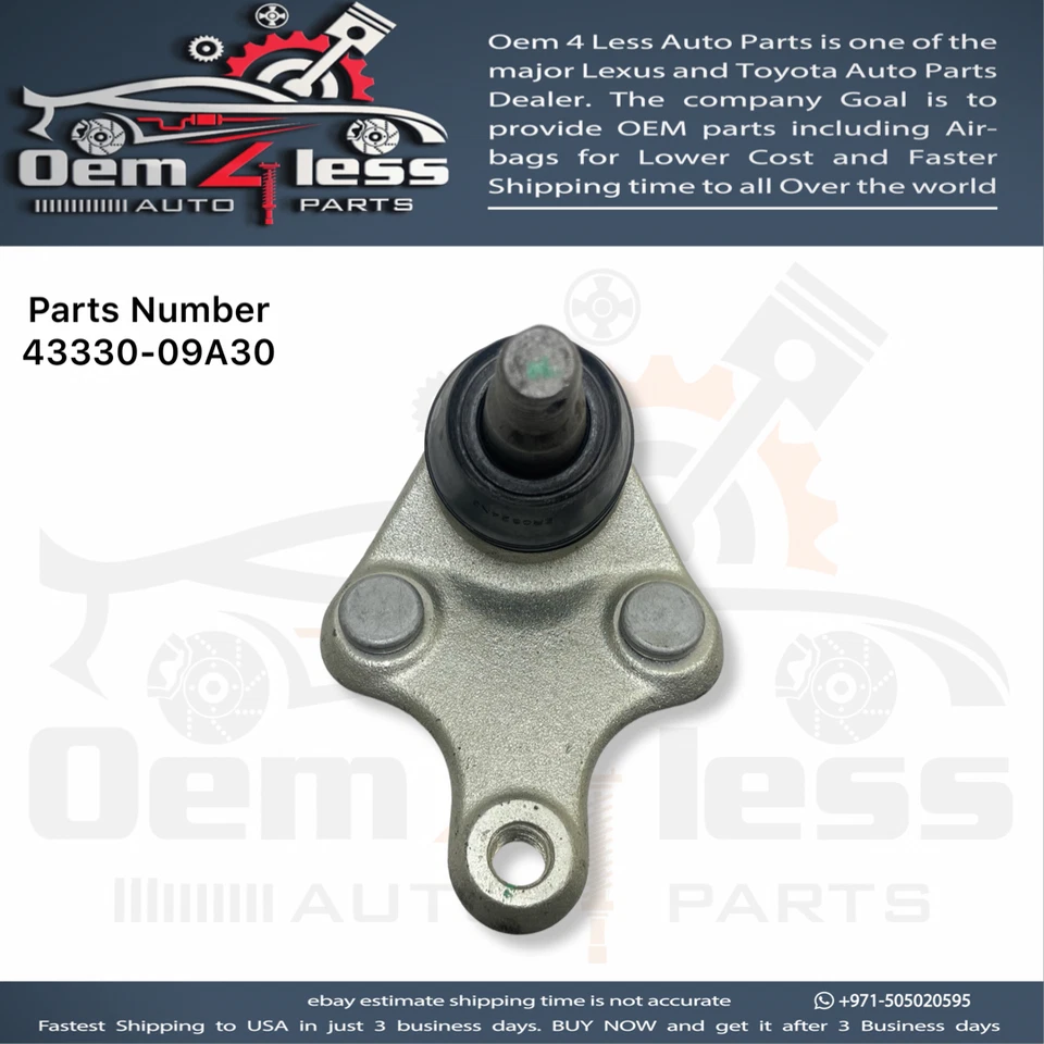 Rótula de suspensión delantera lado derecho Lexus ES250 2021, 2022 OEM 43330-09A30 Foto 1 de 4