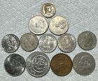 Mexico Coins - Lot of 12 different Pesos and other denominations 1960-1982