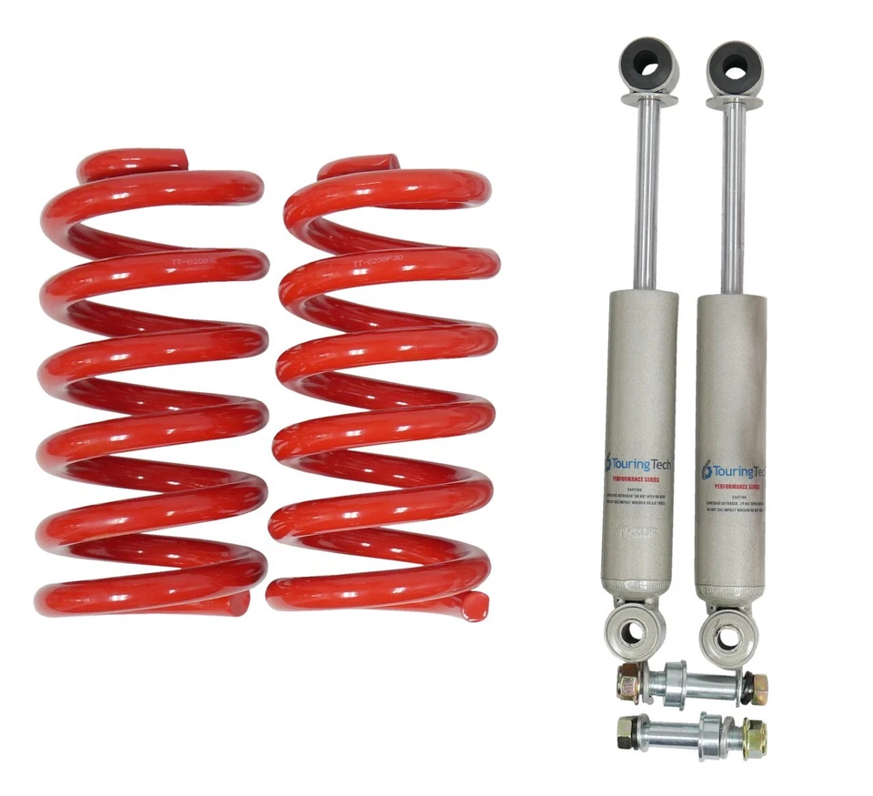 Touring Tech Front Lowering Springs 2.0" w/ Shocks 1963-1986 Chevrolet C10 Truck - Image 1 of 1