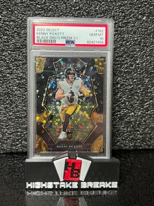 KENNY PICKETT 2022 Panini Select BLACK DISCO Prizm #1/1 PSA 10 GEM MT Steelers