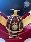 Ladoga Imperial Collection Vodka Ruby Empty Bottle Imperial Egg With Box Used