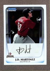 JD Martinez 2011 Bowman Chrome Prospects Base #BCP92 Astros Red Sox - Picture 1 of 3