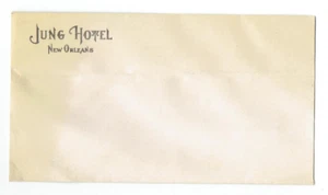 Jung Hotel Envelope New Orleans Louisiana LA Unused Sealed Canal & Lasalle - Picture 1 of 3