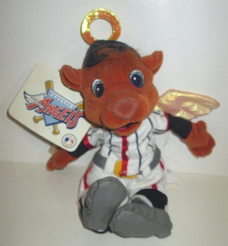 ANAHEIM ANGELS BEAN BAG PLUSH SCOOP MASCOT MAJOR LEAGUE BASEBALL MLB DISNEY Cover
