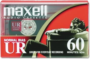 Maxell UR60 Audio Kassettenband - 60 Minuten, normale Neigung IEC Typ - Bild 1 von 2