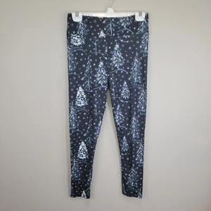 Dren Designs Winter Tree Forest Polyester Spandex Ankle Leggings Tall And Curvy - Picture 1 of 5