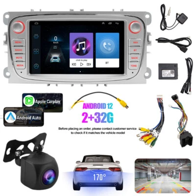 7" Autoradio +Kamera Navi USB GPS Wifi für Ford Focus C/S-Max Mondeo Galaxy Kuga - Bild 1 von 4
