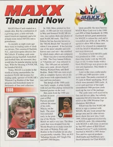 RARE 1995 MAXX Race Cards Dealer Promotional 8-Page THEN & NOW Booklet Promo - Picture 1 of 5