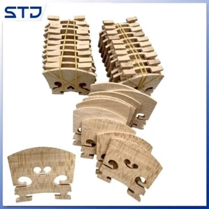 500pcs Lot of Violin Bridges, Good Maple wood Violin bridge 4/4,3/4,1/2,1/4,1/8 - Picture 1 of 5
