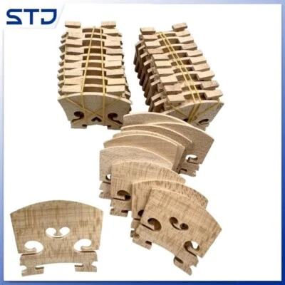 20PCs 4/4 Violin Bridge Aged Maple wood ,DIY Violin Accessories parts - Image 1 of 4