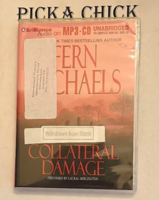 Collateral Damage Fern Micheals Audiobook MP3-CD unabridged Ex-library - Image 1 of 4