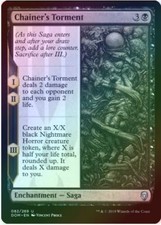 1 x Chainer's Torment - Foil - Dominaria - LP - Magic The Gathering - MTG