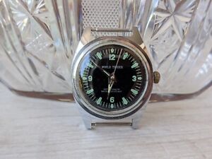 Vintage Men's watch World Trader watch Swiss Diver Style