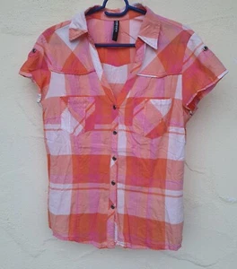 Damen Mädchen Teenie Bluse Hemd Sommer Shirt Alltags Top Gr. L Wie Neu  ( 1407 ) - Picture 1 of 3