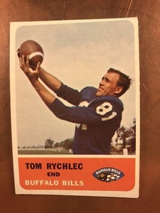 Tom Rychlec 1962 Fleer #15, great corners, slightly off center,ex-nmt