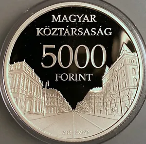 Hungary 5000 Forint 2009   KM# 815   Proof Sterling Silver - Picture 1 of 2