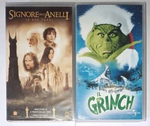 Vhs Il Grinch 2001 + Il Signore Degli Anelli Le Due Torri 2002 Videocassette  - Foto 1 di 7
