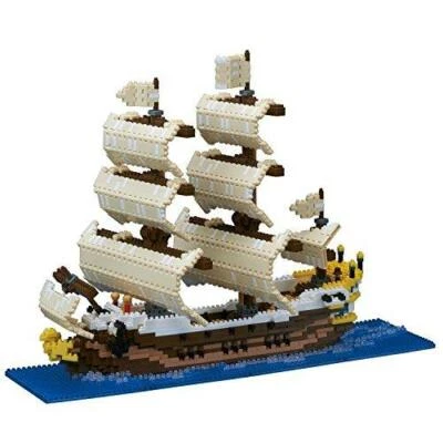 Nanoblock Sailing Ship NB-030 Kawada NEW Japan Import - Image 1 of 4
