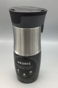 Keurig Contigo Stainless Steep 14 Oz Autoseal Vacuum Travel Mug Hot Cold New! - Picture 1 of 7