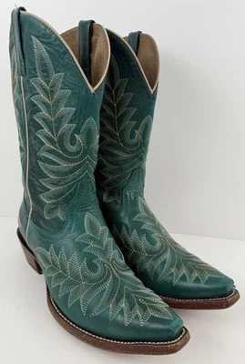 Ariat Brooklyn Boots Turquoise/Teal Western Rodeo Cowgirl 10017401 Women 8 B - Image 1 of 4