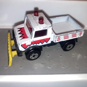 Matchbox Superfast No48  Unimog Rescue truck.WHITE  , good condition.. No Box.  - Picture 1 of 4