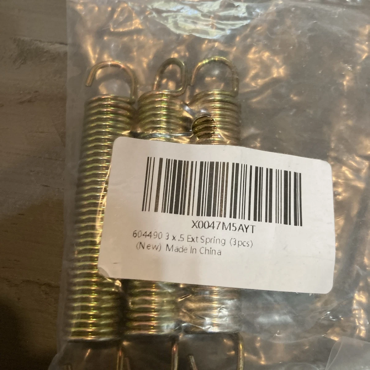 Genuine HUSTLER Drive Belt Spring Part #607585 For Raptor X, XL, XD, Super 88 Mowers 2 thumbnail image